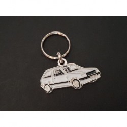 Porte-clés profil Opel Corsa A, Vauxhall Nova (blanc)