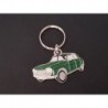 Porte-clés profil Peugeot 204 berline (vert)