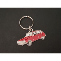 Porte-clés profil Renault 6, TL GTL (rouge)