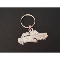 Porte-clés profil Simca 1500 (blanc)