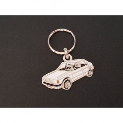 Porte-clés profil Simca Talbot Horizon, Chrysler (blanc)