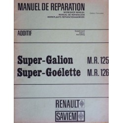 MAN moteur pour Renault Saviem Super Galion et Super Goélette, manuel de réparation
