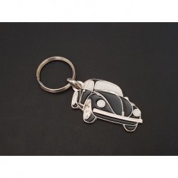 Porte-clés profil Volkswagen Cox Coccinelle, 1200, 1300 (noir)