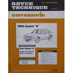 Technique carrosserie Opel Kadett D