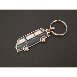 Porte-clés profil Volkswagen Transporter T3, Combi (noir)