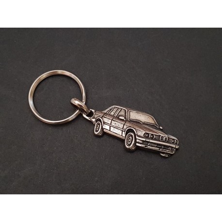 Porte-clés métal relief BMW Série 3, 316 318 320 323 325, E30
