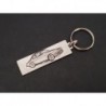 Porte-clés Simca 1200s coupé, métal