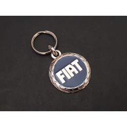 Porte-clés Fiat bleu, Panda 127 Punto X1/9 Uno Croma 124 132 126 131 850