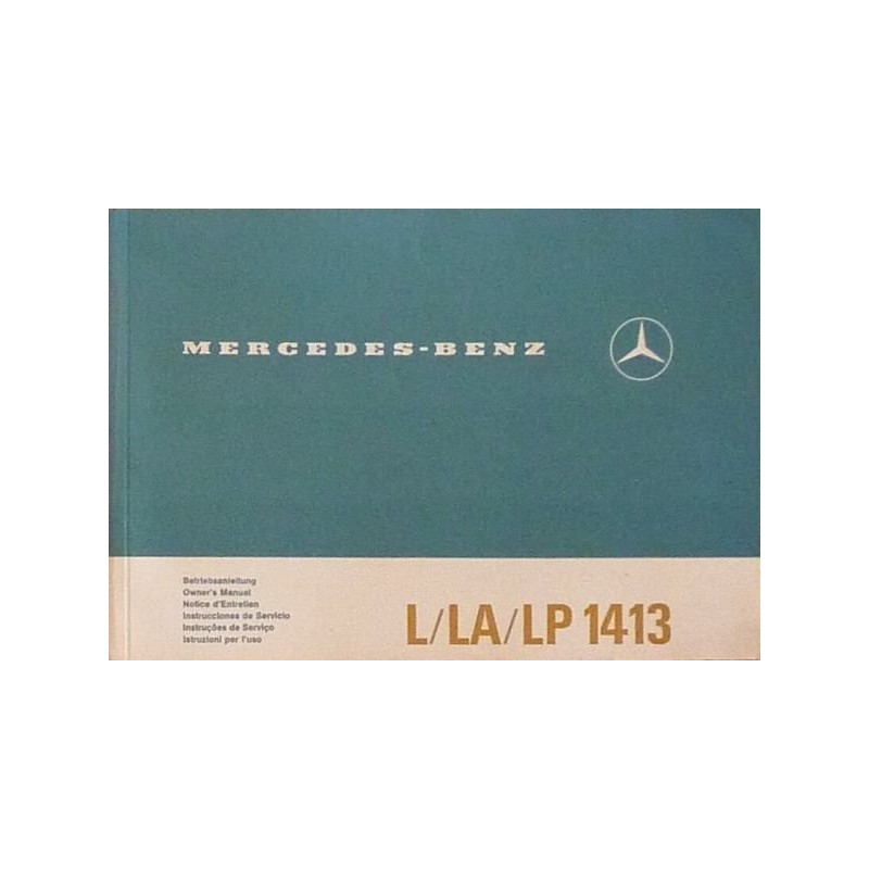 Mercedes L, LA et LP 1413, notice d'entretien