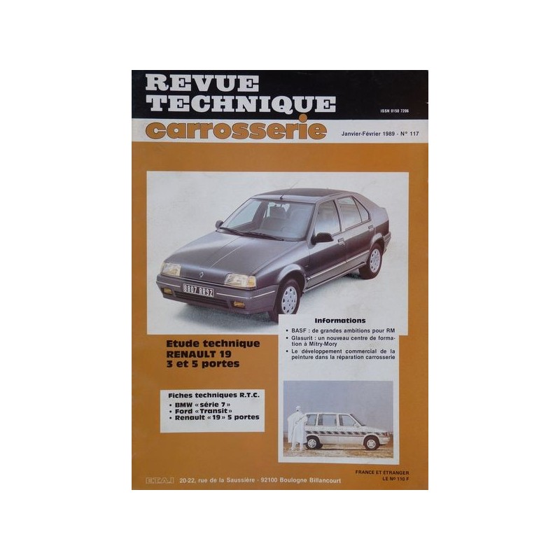 Technique carrosserie Renault 19