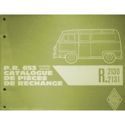 Renault Estafette R2130, R2131, catalogue de pièces