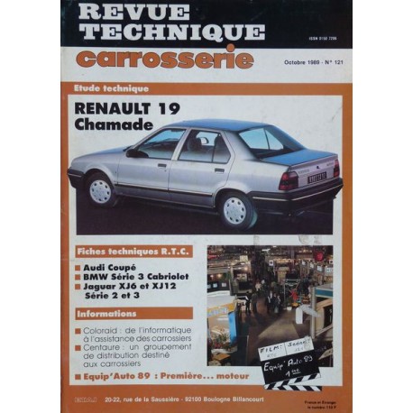 Technique carrosserie Renault 19 Chamade