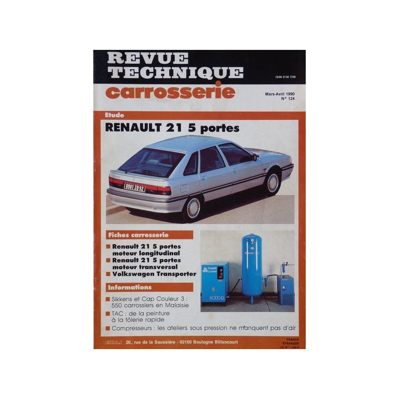 Technique carrosserie Renault 21, 5 portes