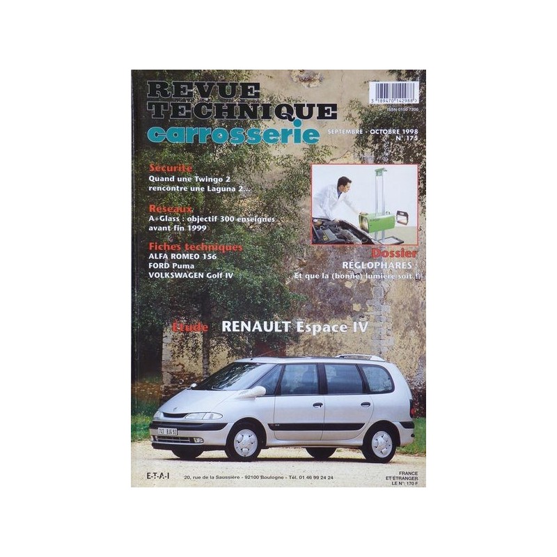 Technique carrosserie Renault Espace III