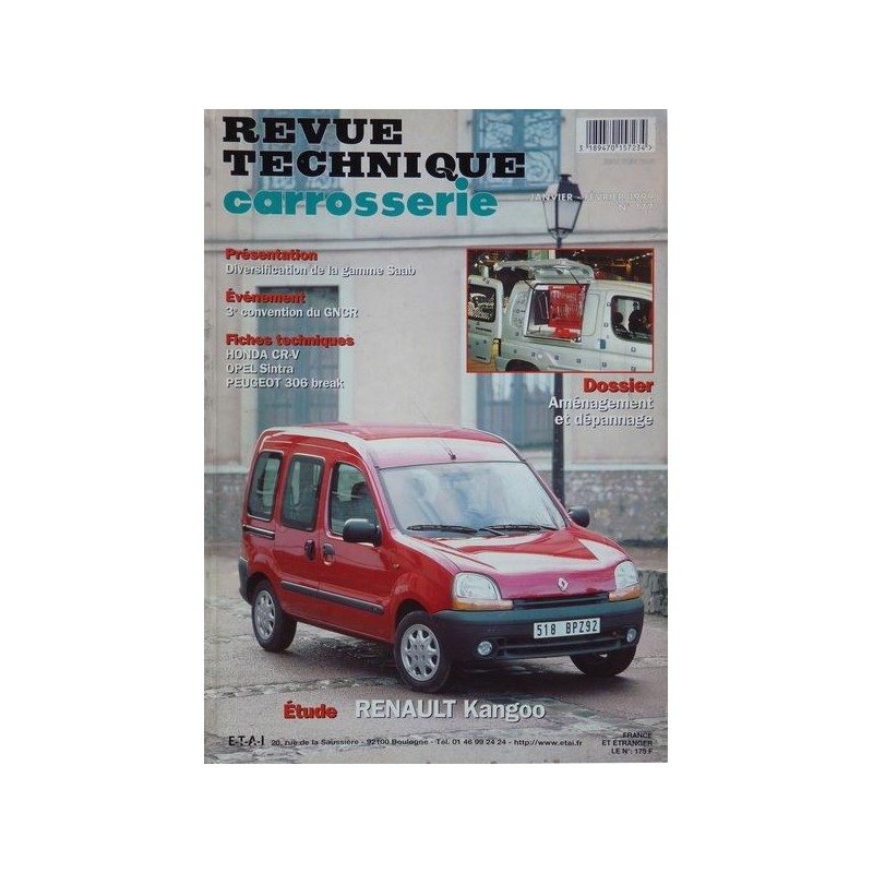 Technique carrosserie Renault Kangoo I