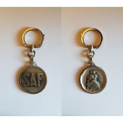 porte-clés SAF, saint christopge, Augis rond, soudure autogene francaise (pc)