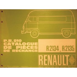 Renault Estafette R2134, R2135, catalogue de pièces