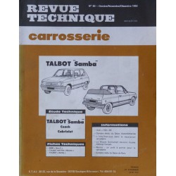 Technique carrosserie Talbot Samba