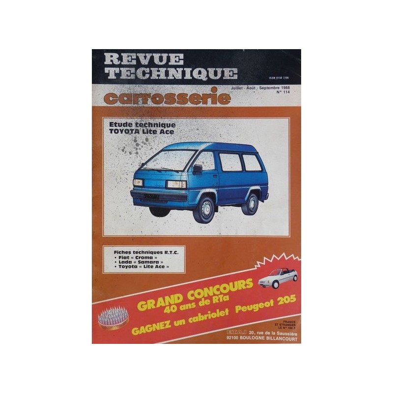 Technique carrosserie Toyota Lite Ace mk2