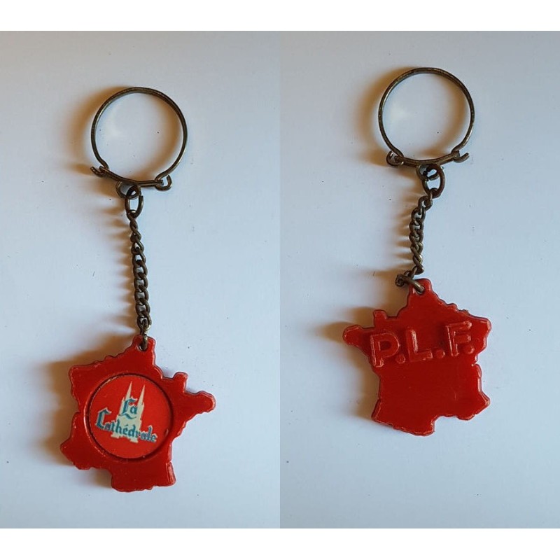 porte-clés La Cathédrale PLF, France rouge (pc)