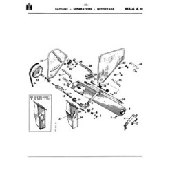 McCormick IH moissonneuse F8-63, catalogue de pièces