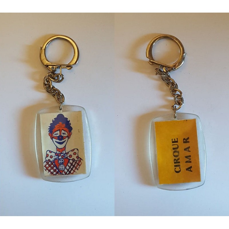 Lot De 24 Porte-Clés Thème Cirque - Clowns Et Animaux Pour Fêtes Et Cadeaux