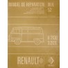 Renault Estafette R2130, R2131, manuel de réparation