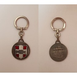 porte-clés Augis, Lien Familial, prtection sociale, blason mains (pc)