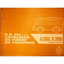 Renault Goélette et Voltigeur à moteur à essence, catalogue de pièces