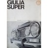 Alfa Romeo Giulia Super, notice d’entretien (eBook)