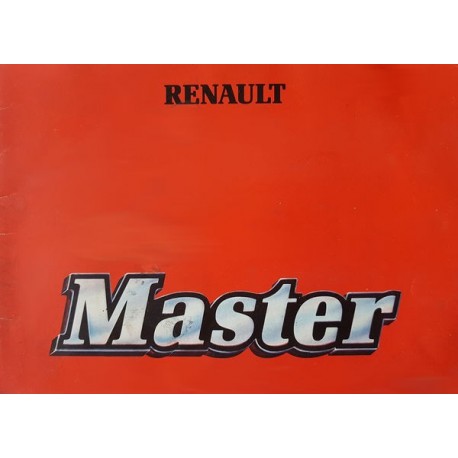 Renault Master T30, T35, T30D, T35D, notice d’entretien (eBook)