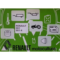 Renault 551, 551-4 types R7451 et R7454, notice d’entretien