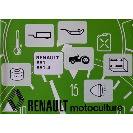 Renault 651, 651-5 types R7461 et R7464, notice d’entretien (eBook)