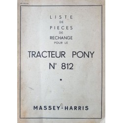 Massey-Harris Pony 812, catalogue de pièces (eBook)