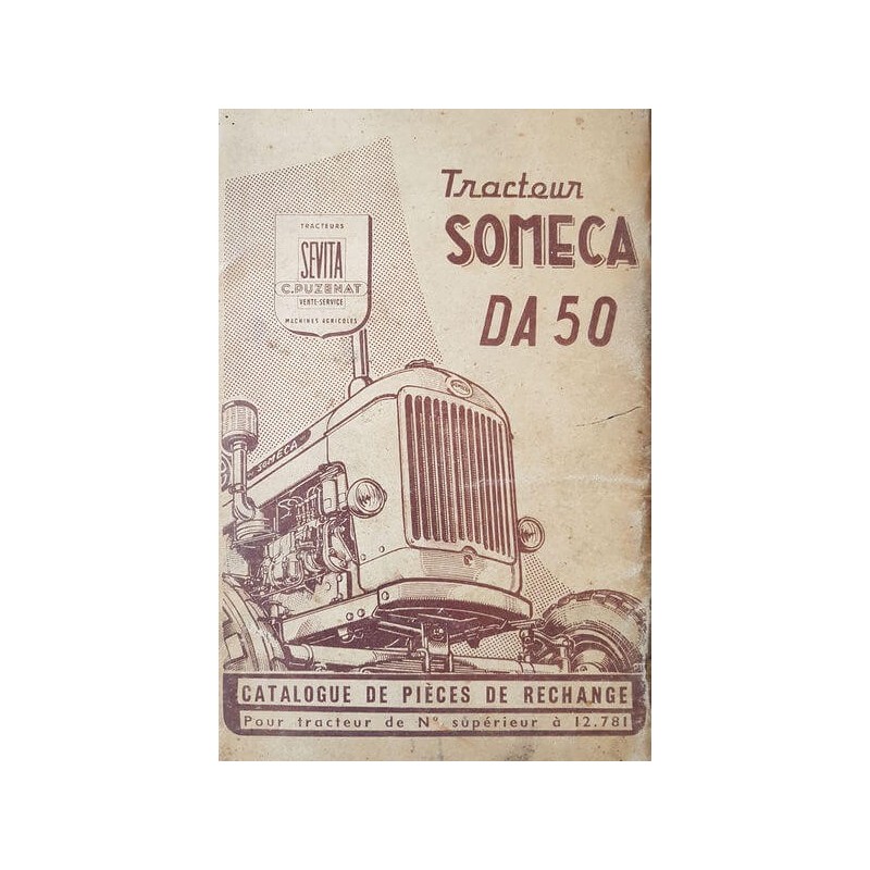 Someca DA50, catalogue de pièces (eBook)