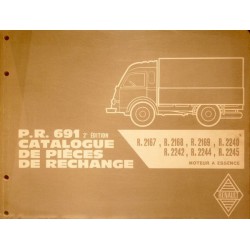 Renault Galion moteur essence, catalogue de pièces