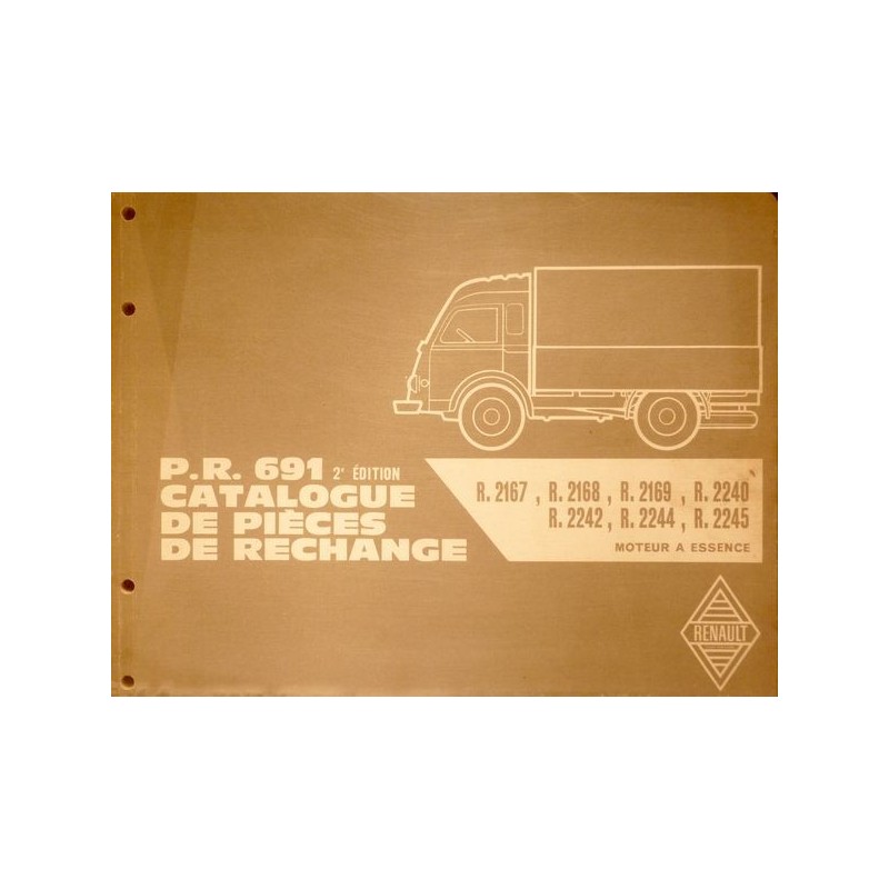 Renault Galion moteur essence, catalogue de pièces