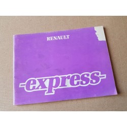 Renault Express, notice d’entretien original