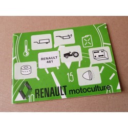 Renault 461 types R7441, notice d’entretien original