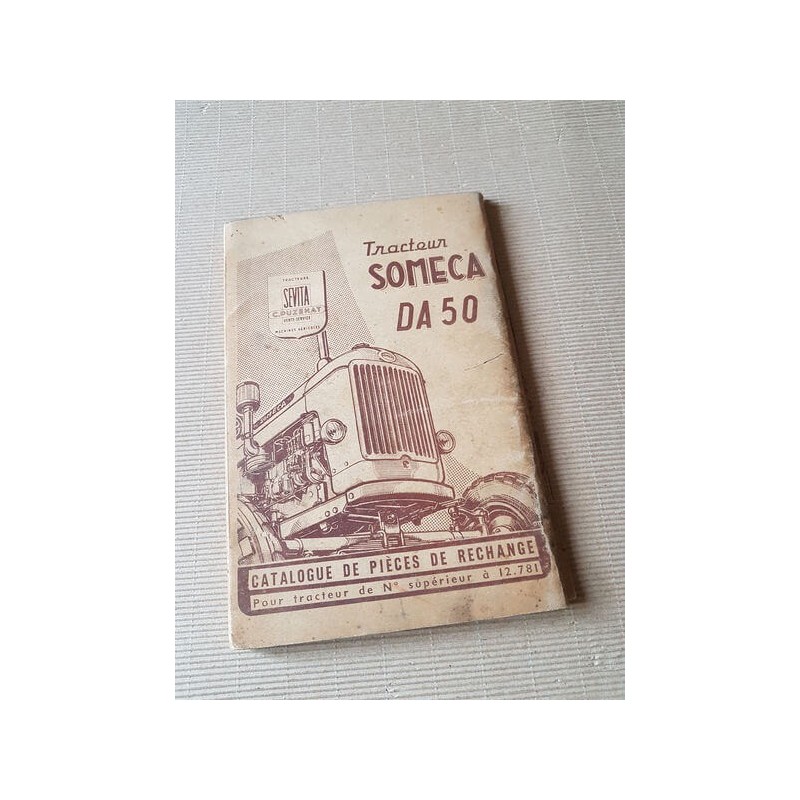 Someca DA50, catalogue de pièces original