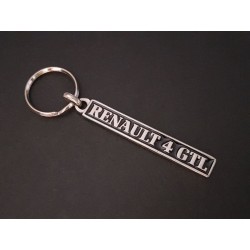 porte-clés plaque Renault 4 GTL, 4L, R4, Clan