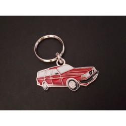Porte-clés profil Volvo 245 station wagon, 240 (rouge)