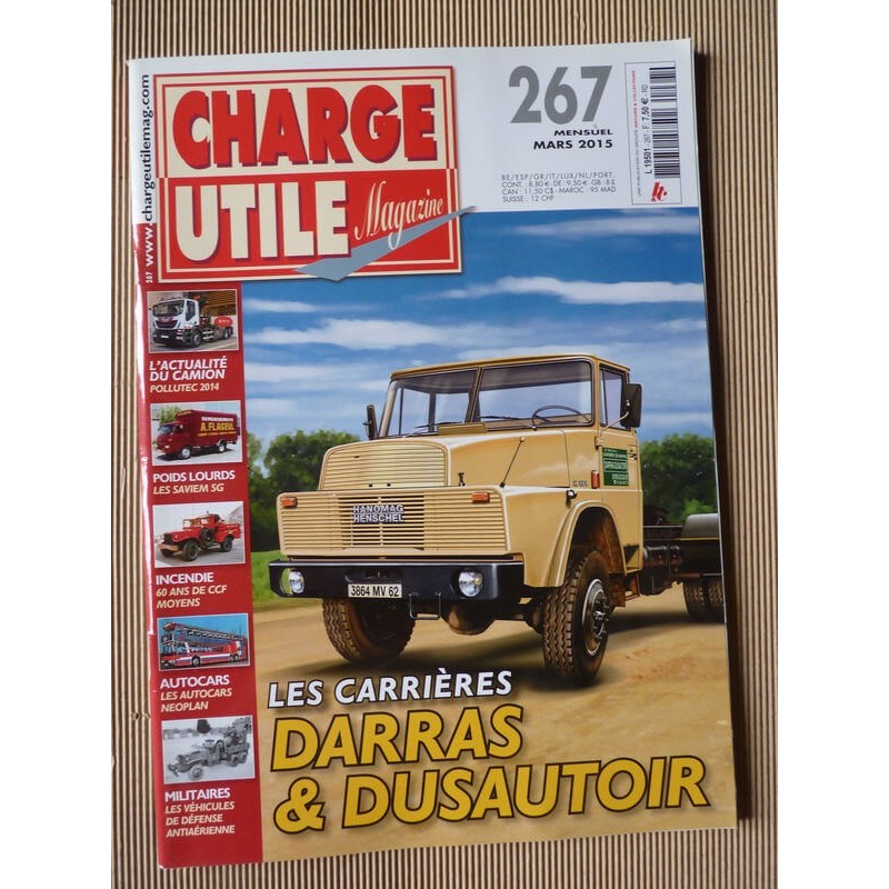 Charge Utile n°267, Saviem SG, Letourneau Wabco, Neoplan, Floirat Z10, Darras Dusautoir