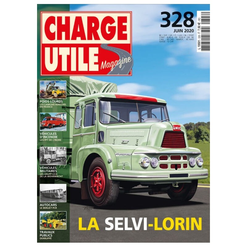 Charge Utile n°328, Henschel, Derruppé, Berliet PCK PCR, Krupp 6x4, Selvi-Lorin