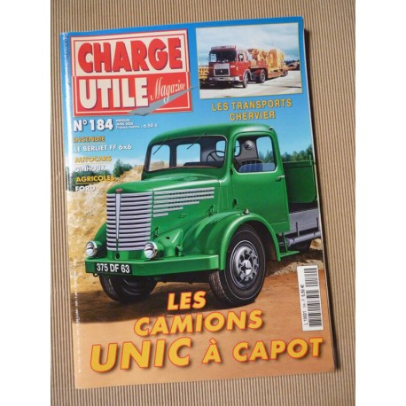 Charge Utile n°184, Unic, Ford, Ginhoux, Panhard EBR, Berliet FF, Chervier, Cormier