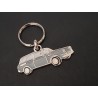 Porte-clés profil Volkswagen Variant Type 3, Kombi 1500 1600 Typ (gris)