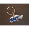 Porte-clés profil Peugeot 504 berline (bleu)