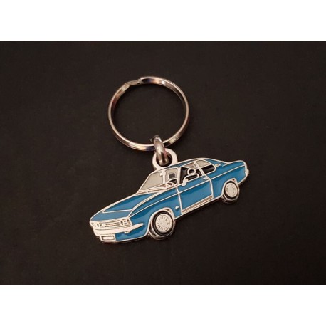 Porte-clés profil Opel Manta A (bleu)