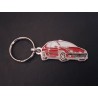 Porte-clés profil Peugeot 206, coupé XS XR XT GT S16 GTI RC (rouge)