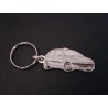 Porte-clés profil Peugeot 206, coupé XS XR XT GT S16 GTI RC (blanc)